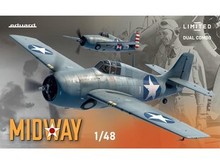 Сборная модель Eduard - Midway Dual Combo F4F-3 and F4F-4, 1/48, 11166 цена и информация | Конструкторы и кубики | kaup24.ee