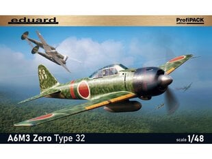 Eduard - A6M3 Zero Type 32 Profipack, 1/48, 82213 цена и информация | Конструкторы и кубики | kaup24.ee