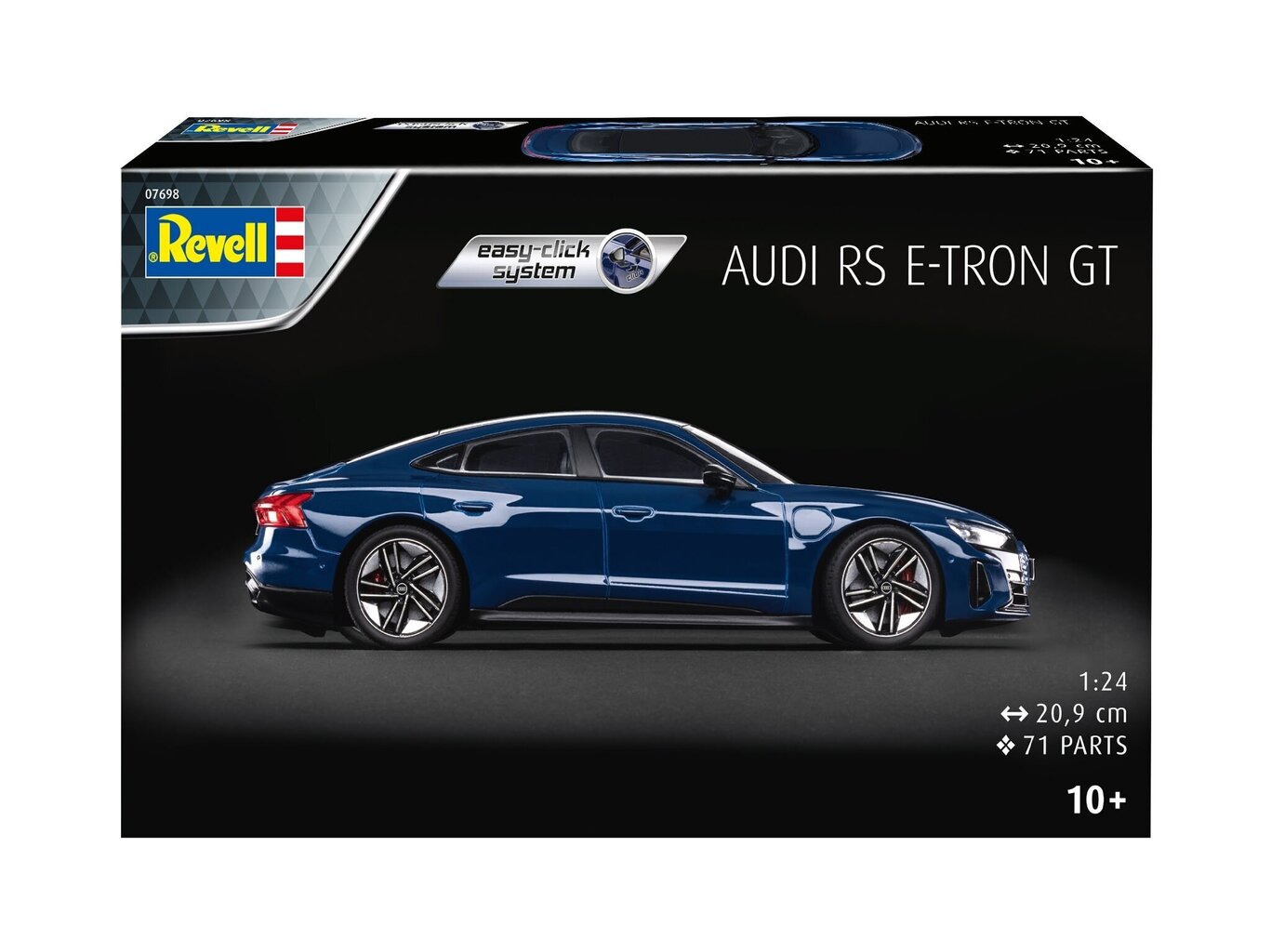 Revell - Audi e-tron GT (easy-click), 1/24, 07698 цена и информация | Poiste mänguasjad | kaup24.ee