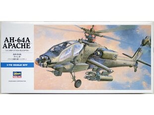 Сборная модель Hasegawa - AH-64A Apache, 1/72, 00436 цена и информация | Конструкторы и кубики | kaup24.ee