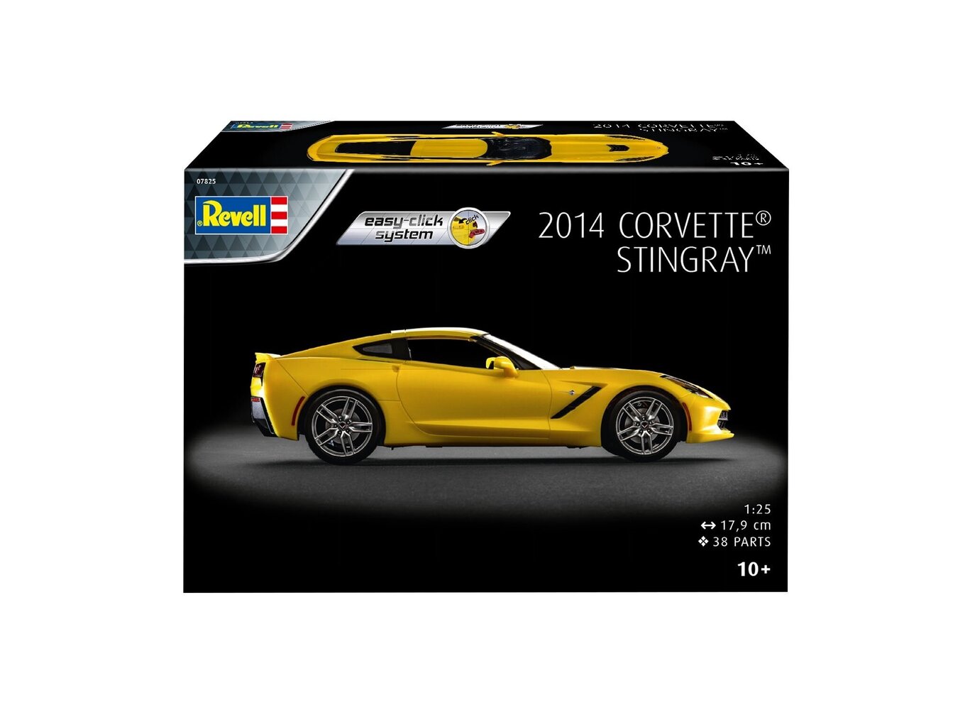 Revell - 2014 Corvette Stingray (easy-click), 1/25, 07825 цена и информация | Poiste mänguasjad | kaup24.ee