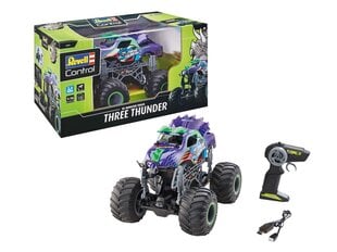 Сборная модель Revell - RC Dino Monster Truck «Three Thunder», 24556 цена и информация | Развивающий мелкую моторику - кинетический песок KeyCraft NV215 (80 г) детям от 3+ лет, бежевый | kaup24.ee