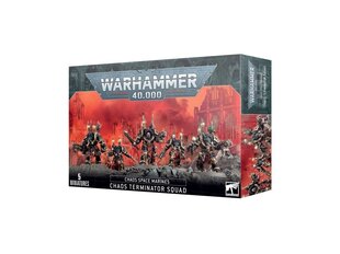 Набор миниатюр Warhammer Chaos Space Marines Terminators, 43-19 цена и информация | Конструкторы и кубики | kaup24.ee