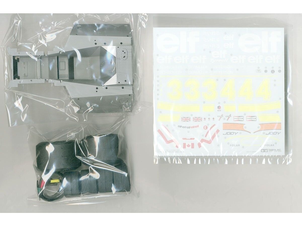 Tamiya - Tyrrell P34 Six Wheeler w/Photo-etched Parts, 1/12, 12036 hind ja info | Klotsid ja konstruktorid | kaup24.ee