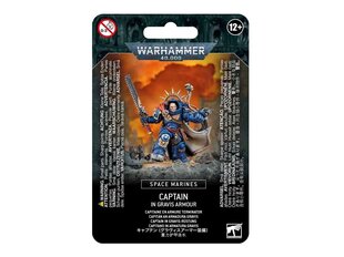 Набор миниатюр Warhammer «Space Marines Captain in Gravis Armour», 48-70 цена и информация | Конструкторы и кубики | kaup24.ee