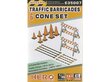 Hero Hobby Kits - Traffic Barricades & Cone Set, 1/35, E35007 цена и информация | Klotsid ja konstruktorid | kaup24.ee