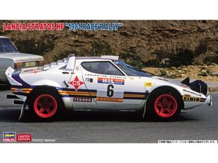 Hasegawa - Lancia Stratos HF "1981 Race Rally", 1/24, 20561 hind ja info | Klotsid ja konstruktorid | kaup24.ee