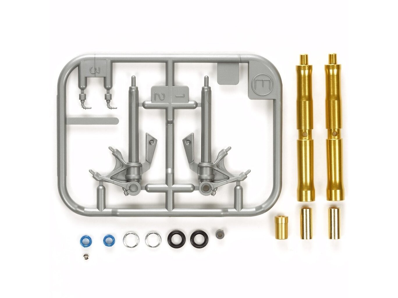 Tamiya - Ducati 1199 Panigale S - Front Fork Set (For Tamiya #14129 & #14132), 1/12, 12657 цена и информация | Klotsid ja konstruktorid | kaup24.ee