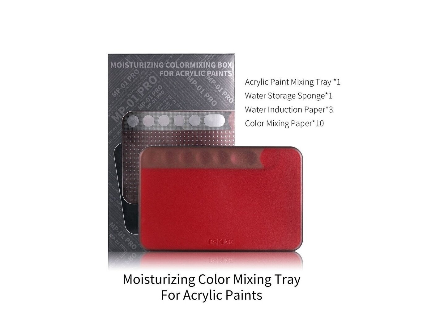 DSPIAE - MP-01 Moisture-retaining Wet Palette PRO For Acrylic Paints (Märg palett), DS56790 hind ja info | Värvimistööriistad | kaup24.ee