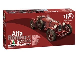 Italeri - Alfa Romeo 8C 2300 Roadster, 1/12, 4708 hind ja info | Klotsid ja konstruktorid | kaup24.ee