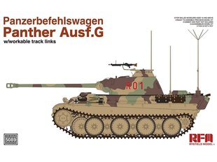 Сборная модель Rye Field Model - Panzerbefehlswagen Panther Ausf.G, 1/35, RFM-5089 цена и информация | Конструкторы и кубики | kaup24.ee