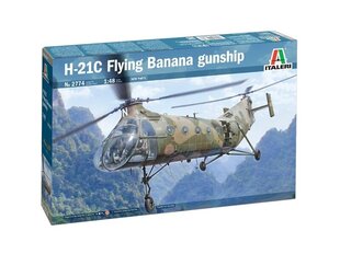 Italeri - H-21C "Flying Banana" Gunship, 1/48, 2774 hind ja info | Klotsid ja konstruktorid | kaup24.ee