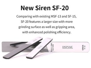 DSPIAE - SF-20 Maximum precision Tempered glass file (fail), DS56985 hind ja info | Käsitööriistad | kaup24.ee