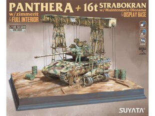 Сборная пластиковая модель Suyata - Panther A + 16T Strabokran w\ maintenance diorama + display base, 1/48, NO001 цена и информация | Конструкторы и кубики | kaup24.ee