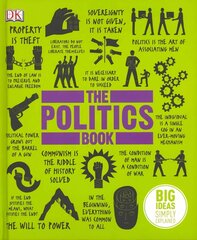 Politics Book: Big Ideas Simply Explained hind ja info | Ühiskonnateemalised raamatud | kaup24.ee