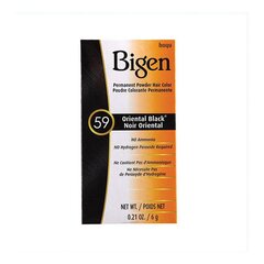 Püsivärv Bigen Nº 59 Oriental Must Pulber (6 g) hind ja info | Juuksevärvid | kaup24.ee