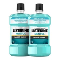 Suuvesi Listerine Zero 0% (2 x 1000 ml) hind ja info | Suuhügieen | kaup24.ee