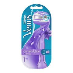 Лезвие для бритья Gillette Venus Breeze Comfortglide цена и информация | Косметика и средства для бритья | kaup24.ee