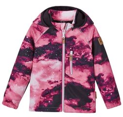 Reima детская куртка софтшелл Vantti 521569A*4018, фуксия/черный 6438429705857 цена и информация | Куртки, пальто для девочек | kaup24.ee