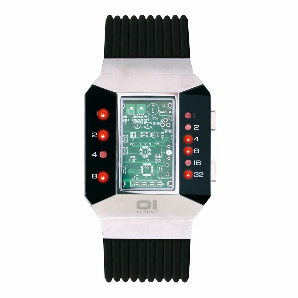 Meeste käekell 01TheOne SC102R5 Binary WatchSplit Screen hind ja info | Meeste käekellad | kaup24.ee