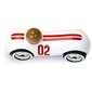 Puidust Vintage Streamline võidusõiduauto Vilac, valge hind ja info | Imikute mänguasjad | kaup24.ee