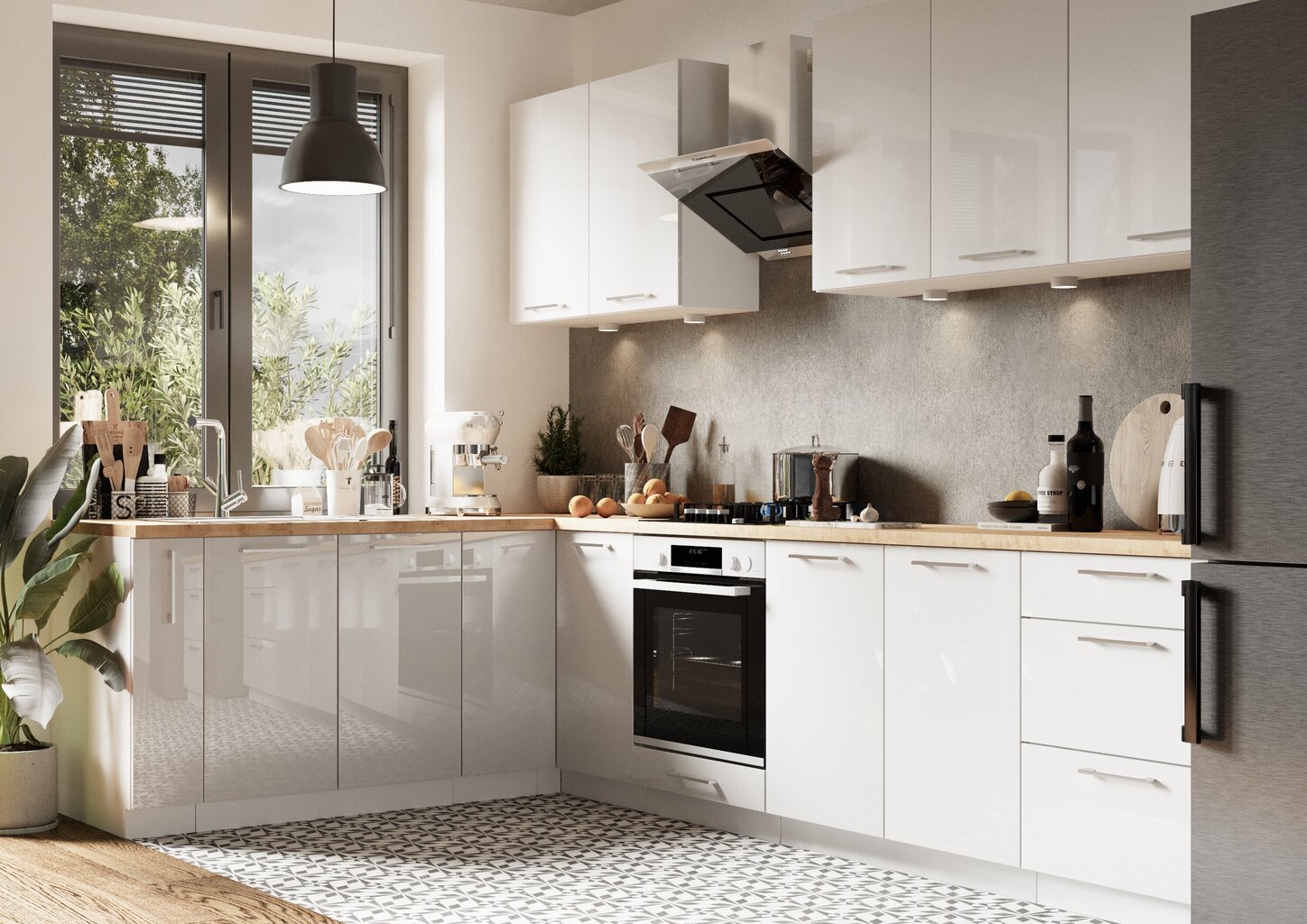 Köögikapp koos sahtlitega VITA D60S/3, valge hind ja info | Köögikapid | kaup24.ee