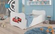 Lastevoodi Gonzalo Red Car 160x80cm + Madrats + Sahtel hind ja info | Lastevoodid | kaup24.ee