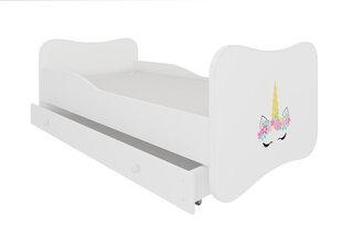 Lastevoodi Gonzalo Unicorn 160x80cm + Madrats + Sahtel hind ja info | Lastevoodid | kaup24.ee