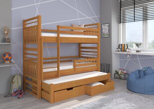 Детская кровать Hippo 208x97x175 см, коричневая цена и информация | Детские кровати | kaup24.ee