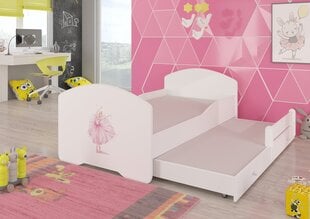 Lastevoodi Pepe II Ballerina 160x80cm + madrats hind ja info | Lastevoodid | kaup24.ee