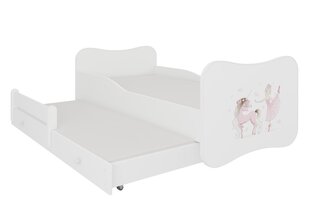 Детская кровать Gonzalo II Ballerina with Unicorn 160x80см + Матрас цена и информация | Детские кровати | kaup24.ee