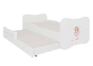 Детская кровать Gonzalo II Girl with Wings 160x80см+матрас цена и информация | Детские кровати | kaup24.ee