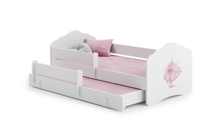 Детская кровать Casimo II Barrier Ballerina 160x80см + Матрас цена и информация | Детские кровати | kaup24.ee