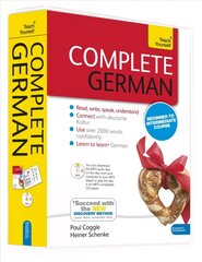 Complete German (Learn German with Teach Yourself): Learn to read, write, speak and understand a new language with Teach Yourself New edition цена и информация | Пособия по изучению иностранных языков | kaup24.ee