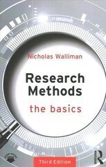 Research Methods: The Basics 3rd edition hind ja info | Entsüklopeediad, teatmeteosed | kaup24.ee