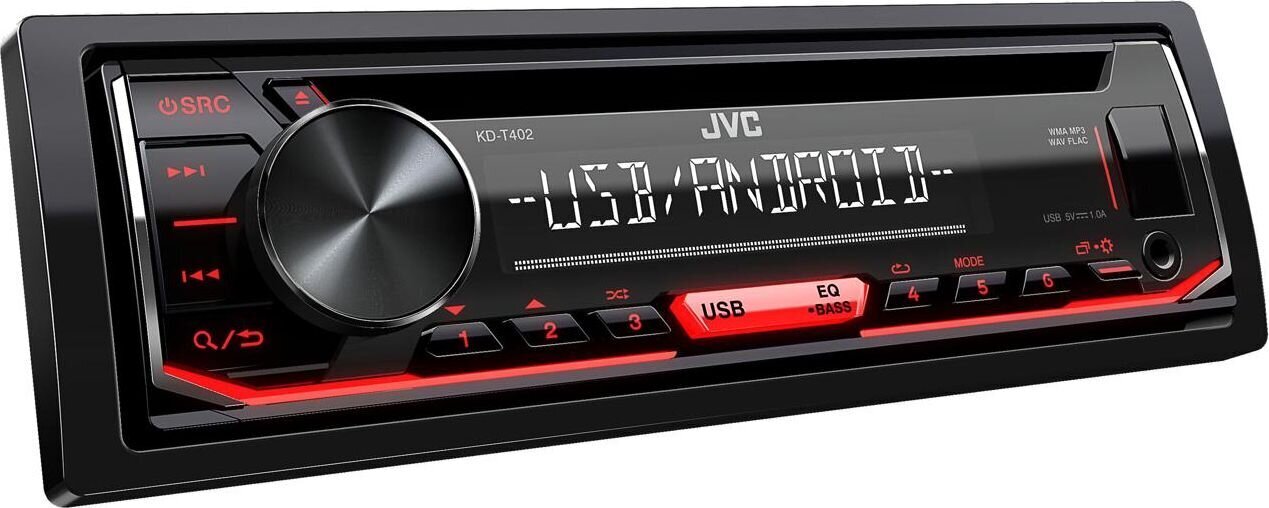 Automagnetola JVC KD-T402 цена и информация | Autoraadiod, multimeedia | kaup24.ee