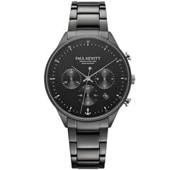 Paul Hewitt Solar Chrono Gun Metal Black PH-W-0297 PH-W-0297 цена и информация | Мужские часы | kaup24.ee