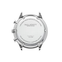Paul Hewitt Solar Chrono Silver White PH-W-0302 PH-W-0302 цена и информация | Мужские часы | kaup24.ee