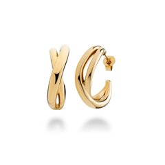 Kuldsed kõrvarõngad Paul Hewitt Waves Earring Gold PH-JE-0175 PH-JE-0175 цена и информация | Серьги | kaup24.ee