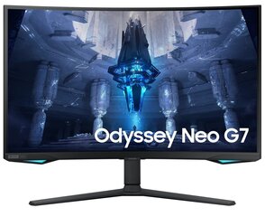 LCD monitor|SAMSUNG|S32BG750NU|32"|Gaming/4K/Curved|Panel VA|3840x2160|16:9|165Hz|1 ms|Swivel|Pivot|Reguleeritav kõrgus|Kallutus|Värv must|LS32BG750NU hind ja info | Samsung Monitorid ja monitori kinnitused | kaup24.ee