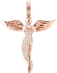 Розовый позолоченный серебряный кулон Engelsrufer «Ангел» с цирконами ERP-ANGEL-R цена и информация | Украшение на шею | kaup24.ee