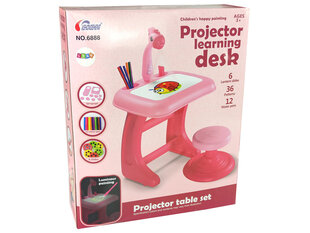 Joonistusprojektor koos lauaga, roosa hind ja info | Arendavad mänguasjad | kaup24.ee