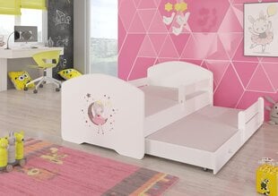 Lastevoodi Pepe II Barrier Sleeping Princess 160x80cm + madrats hind ja info | Lastevoodid | kaup24.ee