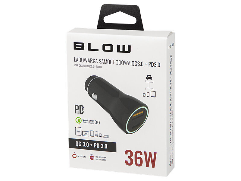 Autolaadija USB + USB-C 36W G36W hind ja info | Turvasüsteemid ja 12V seadmed | kaup24.ee