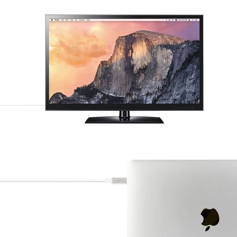 Moshi, USB-C - DisplayPort, 1,5 m hind ja info | Mobiiltelefonide kaablid | kaup24.ee