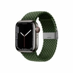 Crong Wave Band Apple Watchile 42/44/45mm, roheline цена и информация | Аксессуары для смарт-часов и браслетов | kaup24.ee