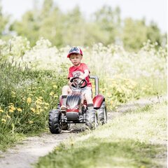 Трактор Minamatic с прицепом - Valtra S4, красный цена и информация | Развивающий мелкую моторику - кинетический песок KeyCraft NV215 (80 г) детям от 3+ лет, бежевый | kaup24.ee