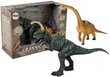 Dinosaurus Brachiosaurus, Tyrannosaurus Rex figuuride komplekt hind ja info | Poiste mänguasjad | kaup24.ee