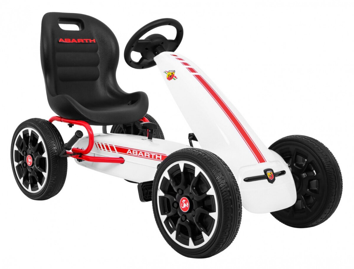 Gokart ABARTH minikart, valge hind ja info | Poiste mänguasjad | kaup24.ee