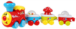 Красочный интерактивный поезд со звуковыми эффектами цена и информация | Развивающие игрушки | kaup24.ee